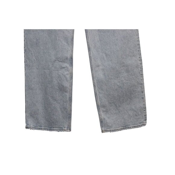 NWT Abercrombie Fitch Jeans Size 32 14R 90s Relaxed Light Wash Denim High Rise - Picture 2 of 13